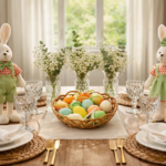 🐰✨ Sábado de Preparação: Uma Mesa de Páscoa que Cria Memórias