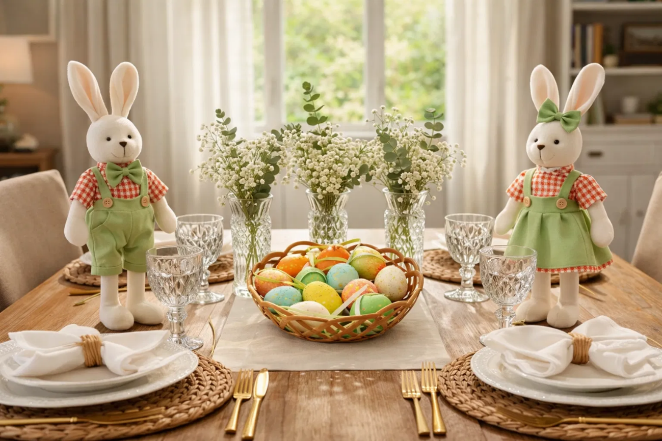 No momento, você está visualizando 🐰✨ Sábado de Preparação: Uma Mesa de Páscoa que Cria Memórias